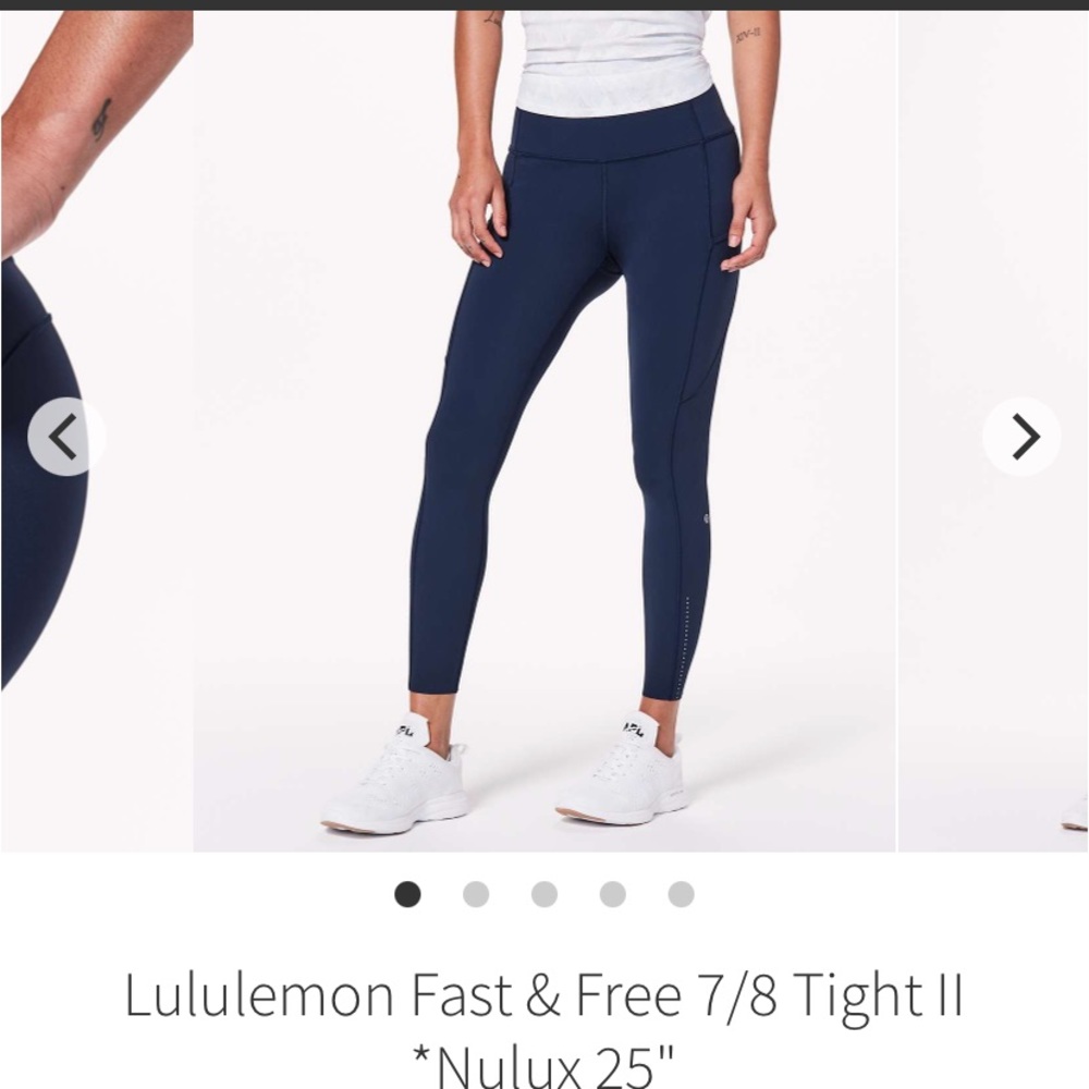 Lululemon fast & free 7/8 tight